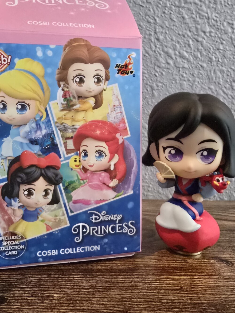 Disney Princess Cosbi Collection Mulan Figure - Black & Purple